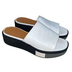 Robert Clergerie White Quenor Platform Slide Sandals     Size: EU 36 US 5.5